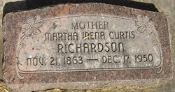 Martha Irena <I>Curtis</I> Richardson 
