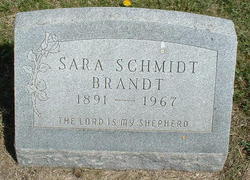 Sara <I>Schmidt</I> Brandt 
