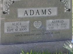 Alfred Ernest Adams Sr.
