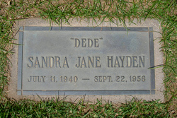 Sandra Jane “Dede” Hayden 