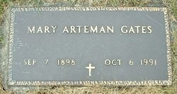 Mary <I>Arteman</I> Gates 