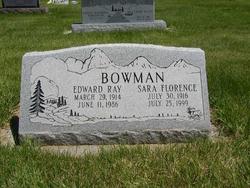 Sara Florence <I>Nedrow</I> Bowman 