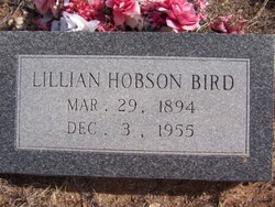 Lillian Occonee <I>Hobson</I> Bird 