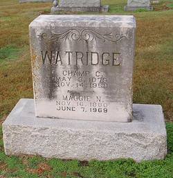 Maggie Noel <I>Wateridge</I> Watridge 