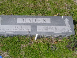Ira J Blalock 