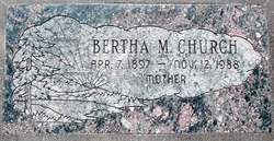 Bertha M Church 