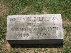 Helen Vincent <I>Gilfillan</I> Ainsworth 