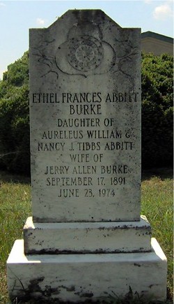 Ethel Frances <I>Abbitt</I> Burke 