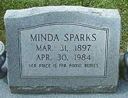 Amanda “Minda” Sparks 