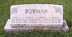 Alice E <I>Longenecker</I> Bowman 