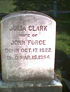 Julia <I>Clark</I> Force 
