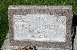 Ruby Bell <I>Behunin</I> Ostler 