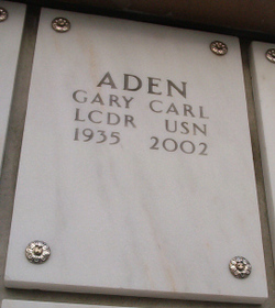 LCDR Gary Carl Aden 