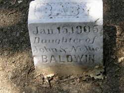 Infant Daughter Baldwin 