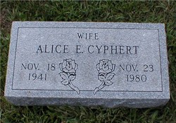 Alice E. <I>Kramer</I> Cyphert 