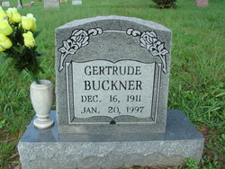 Mary Gertrude “Trudy” <I>Lay</I> Buckner 