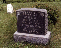 Jane “Jennie” <I>Hays</I> Davis 