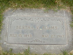 Bertha Violet <I>Hanes</I> Adams 