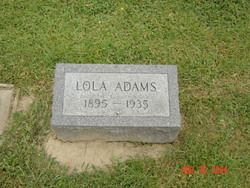 Lola <I>Blackburn</I> Adams 