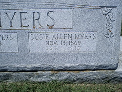 Susie <I>Allen</I> Myers 