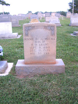 Minnie Bell <I>McCall</I> Arant 