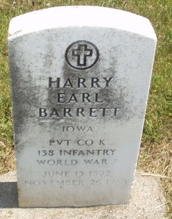 Pvt Harry Earl Barrett 