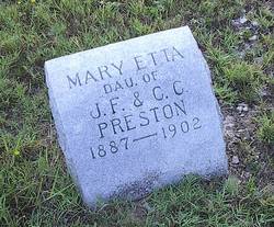 Mary Etta Preston 