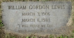 William Gordon Lewis 