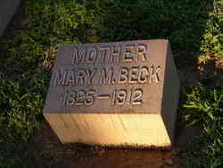 Mary Marilda <I>Barrick</I> Beck 