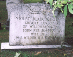 Violet Blair <I>Martin</I> Wilder 