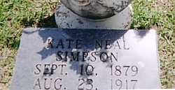 Kate <I>Neal</I> Simpson 
