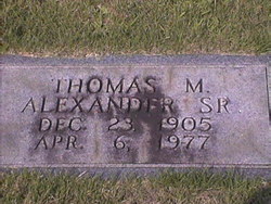 Thomas McKinley Alexander Sr.
