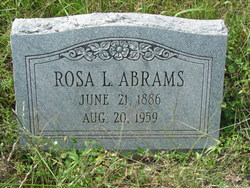 Rosa Leona “Rosie” <I>Barker</I> Abrams 