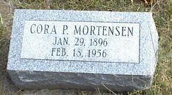 Cora P <I>Nelson</I> Mortensen 