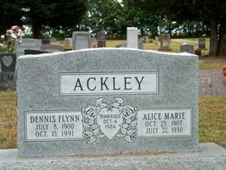 Alice Marie <I>Besser</I> Ackley 