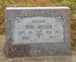 Jessie May “Mimi” <I>Snyder</I> Besser 
