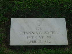 Pvt Channing F. Axtell 