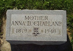 Anna Bertha <I>Siebert</I> Challand 