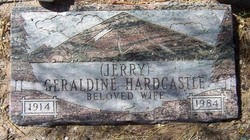 Geraldine “Jerry” <I>Harris</I> Hardcastle 