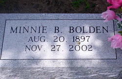 Minnie <I>Bell</I> Bolden 