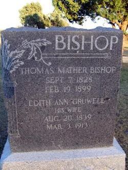 Edith Ann <I>Gruwell</I> Bishop 
