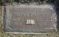 Helen Josephine <I>Stimpfel</I> Salyerds 