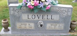 Audie M. <I>Hill</I> Lovell 