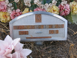 Frances <I>Allen</I> Hutchison 
