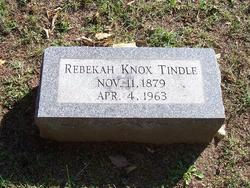 Rebekah Page <I>Knox</I> Tindle 
