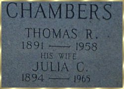 Julia <I>Campbell</I> Chambers 