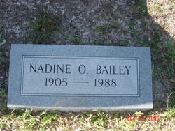 Nadine <I>O'Bryant</I> Bailey 