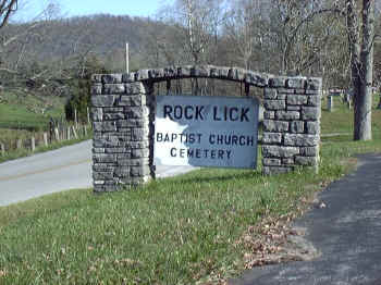 Rock Lick Baptist Church Cemetery