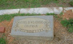 Ethel Weathers <I>Davenport</I> Chapman 