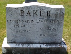 Harriet S “Hattie” <I>Martin</I> Baker 